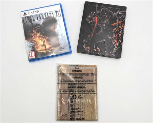 Final Fantasy XVI Deluxe Edition - Komplet i Æske - PS5 (A Grade) (Genbrug)